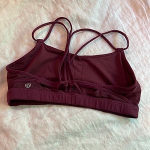 Magenta/pink lululemon sports bra size 6